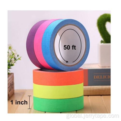 Gaff Tape UV Black light Reactive Neon Fluorescent Gaffer Tape Factory